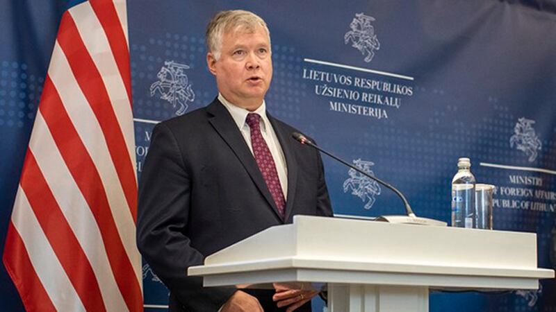 美国前副国务卿比根(Stephen Biegun)说,美国应该把政策重点放在系统性地建立对中国的威吓力。(美联社图片)